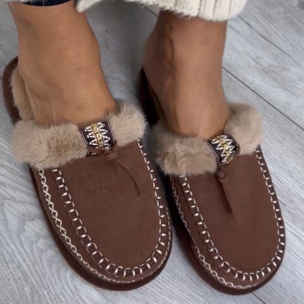 Fluffy Faux Fur Slippers