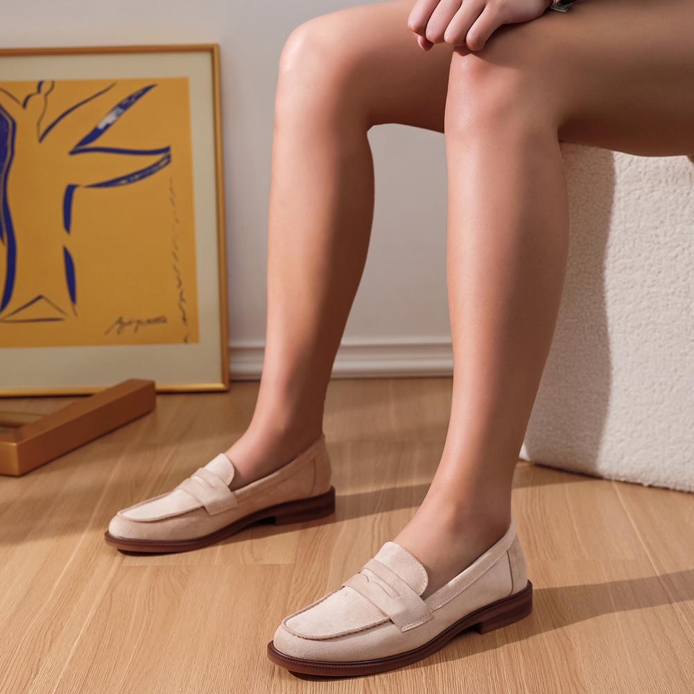 Ladies Slip On Low Top Loafers Fashion Comfy Shoes