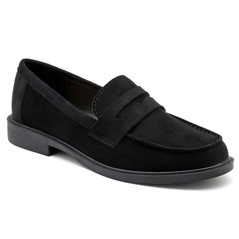 Ladies Slip On Low Top Loafers Fashion Comfy Shoes