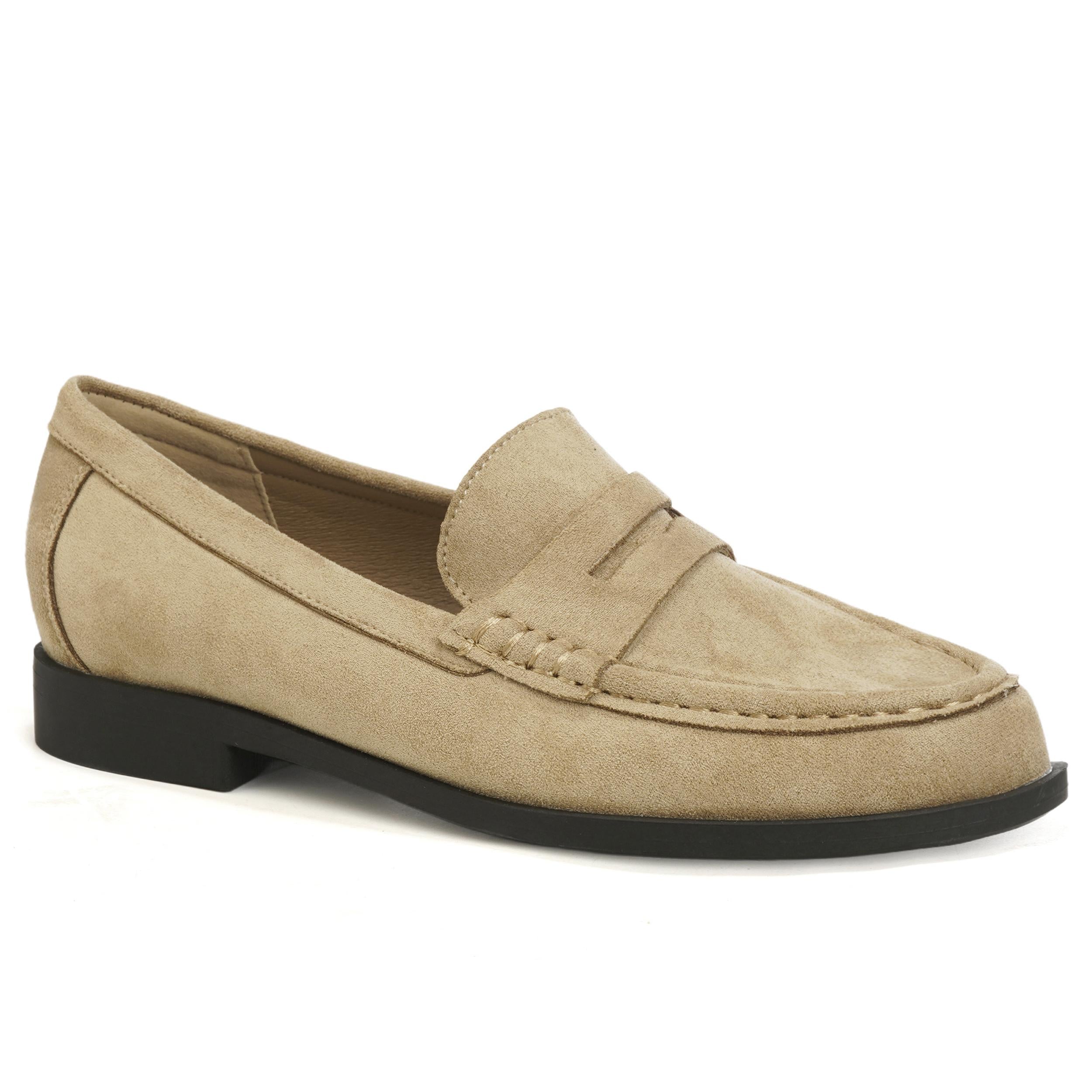 Ladies Slip On Low Top Loafers Fashion Comfy Shoes