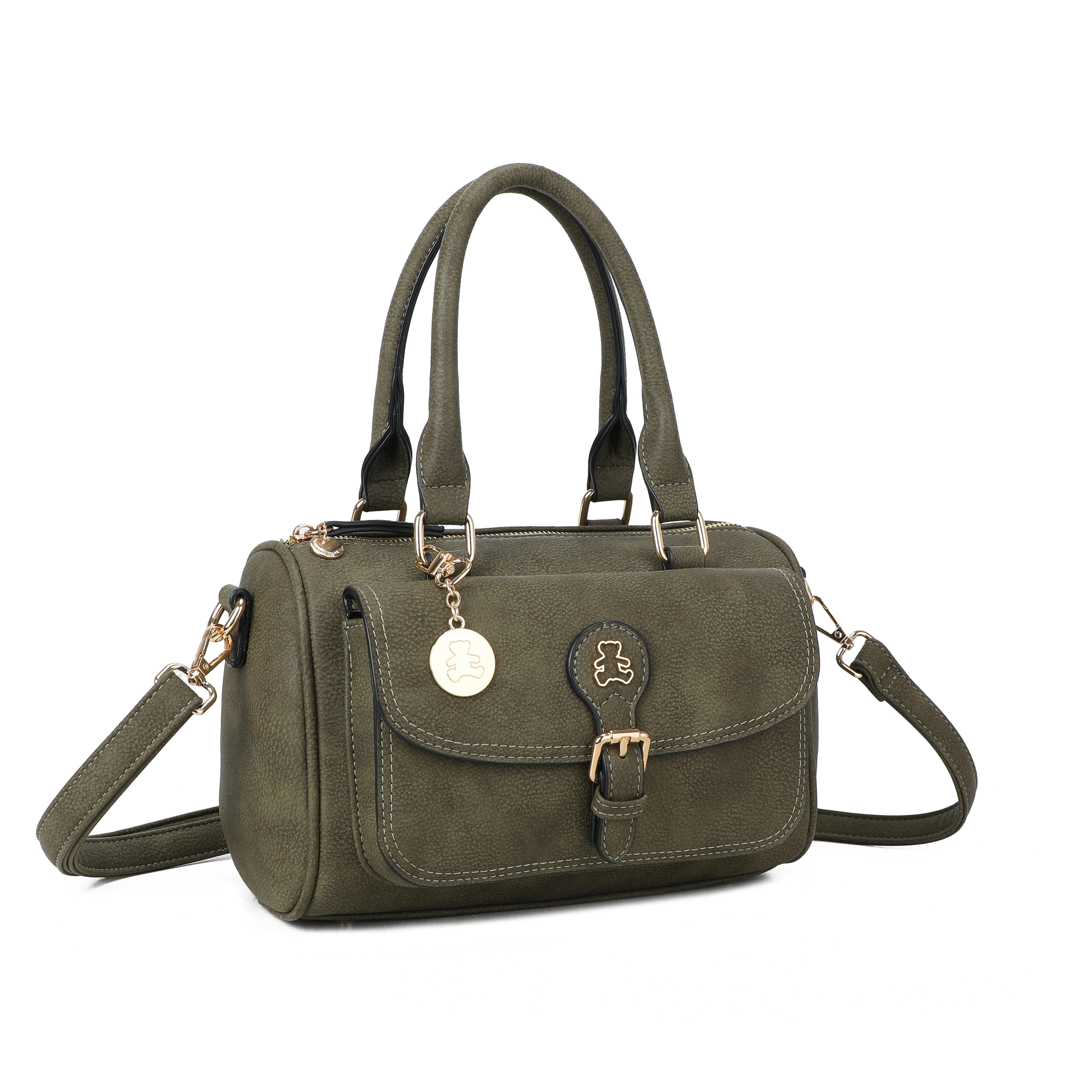 Vintage Satchel Buckle Handbag
