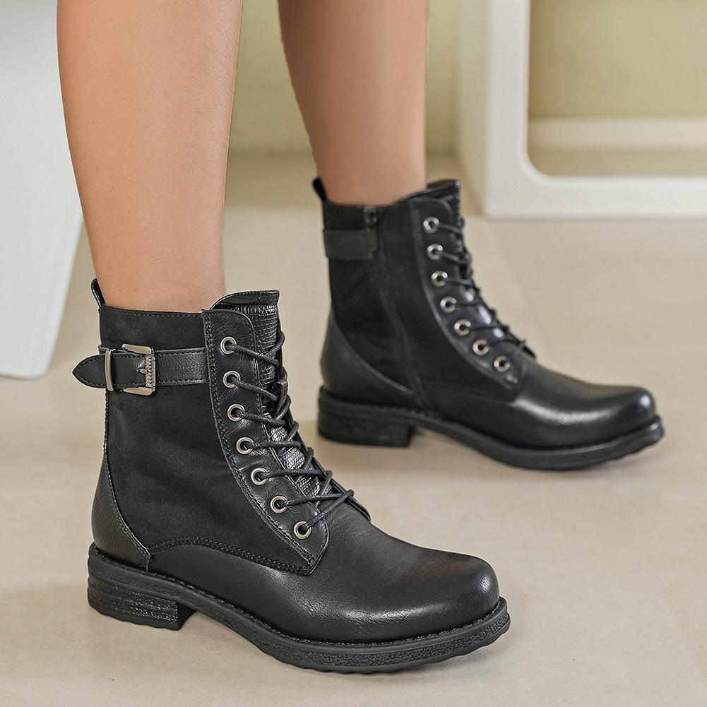 Winter Ankle Army Boots