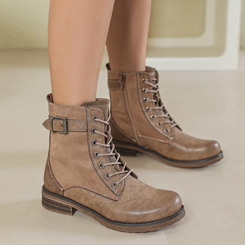 Winter Ankle Army Boots