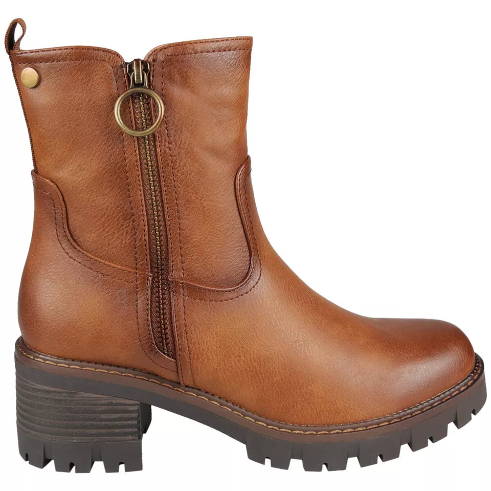 SIDNEY Camel Ankle Work Dress Warm Shoes