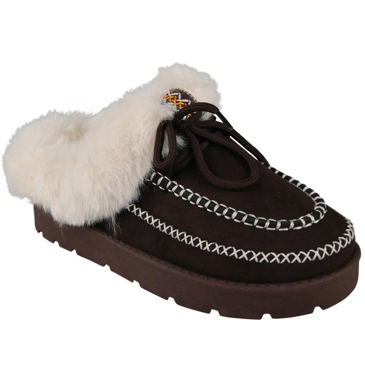 Fluffy Faux Fur Mule Slippers